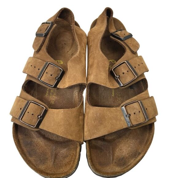 BIRKENSTOCK sz 42 W11 M9 milano leather sandal women\'s 11 mens 9